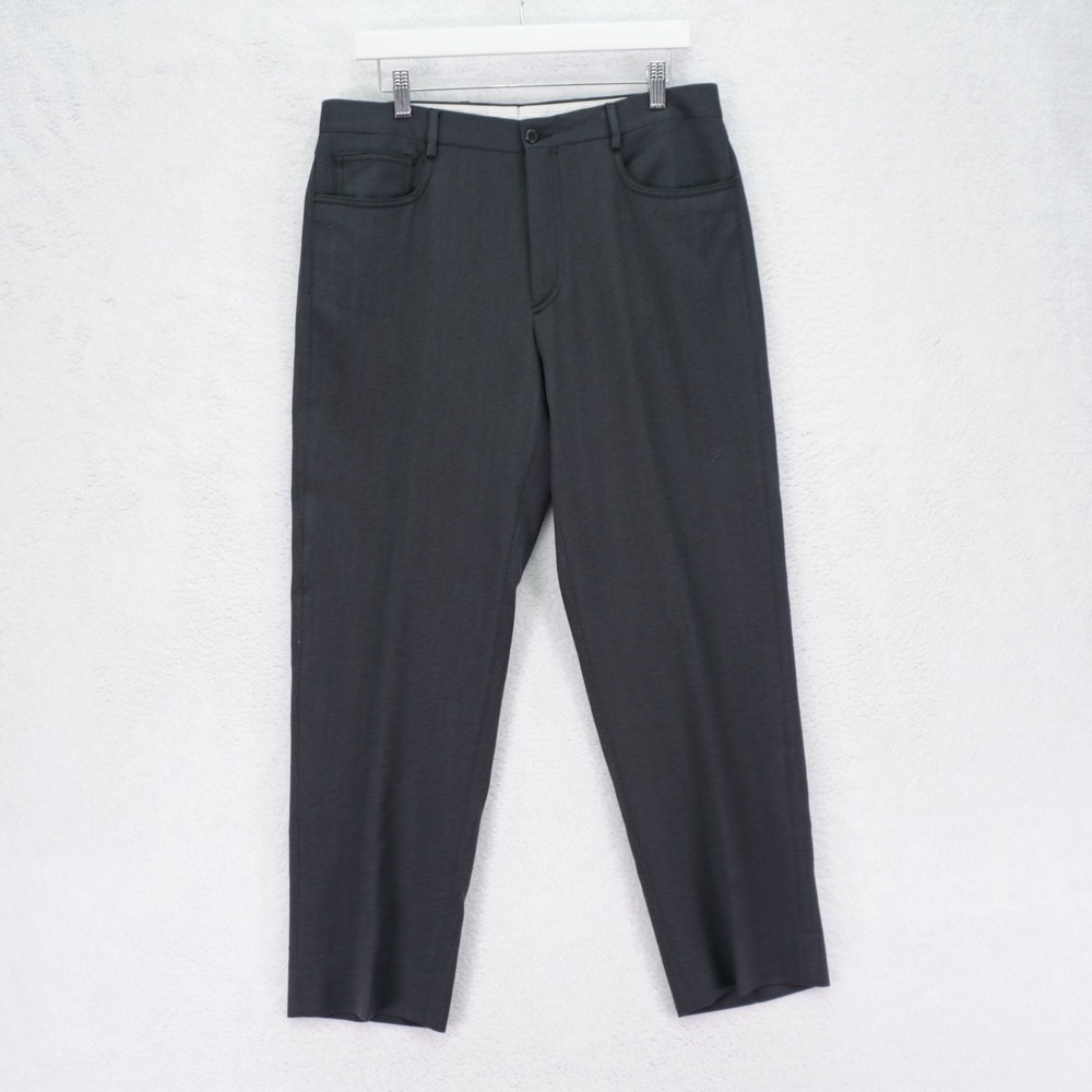 Zanella Nordstrom Wool 5 Pocket‎ Dress Pants "Jeans" Twill Gray 34 / 29 Mid Rise